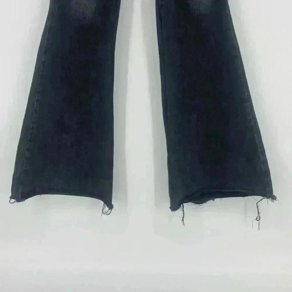 Judy Blue Jeans Charcoal Super Flare Fit Retro 70s Bellbottom Womens Sz 5/27 - Picture 3 of 12